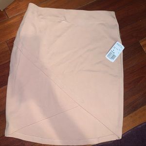Forever21 nude skirt size medium